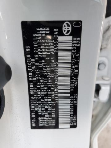 5YFS4MCE3MP063875 Toyota COROLLA SE