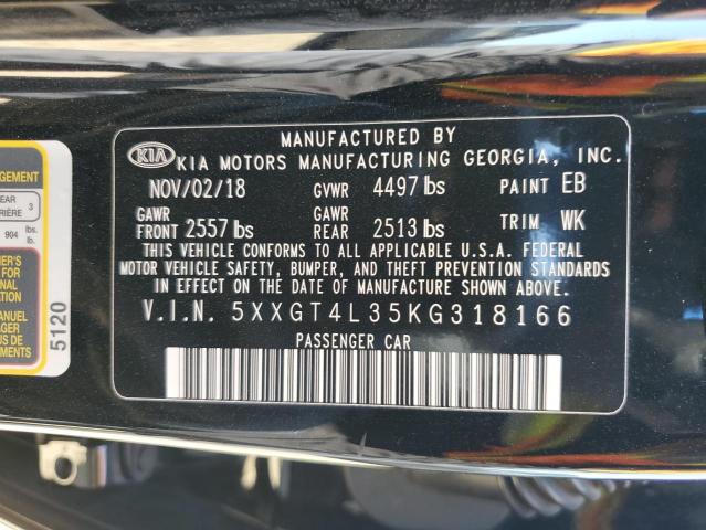 5XXGT4L35KG318166 KIA Optima Lx