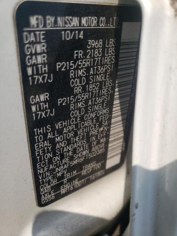 2015 NISSAN JUKE S - JN8AF5MR6FT502385