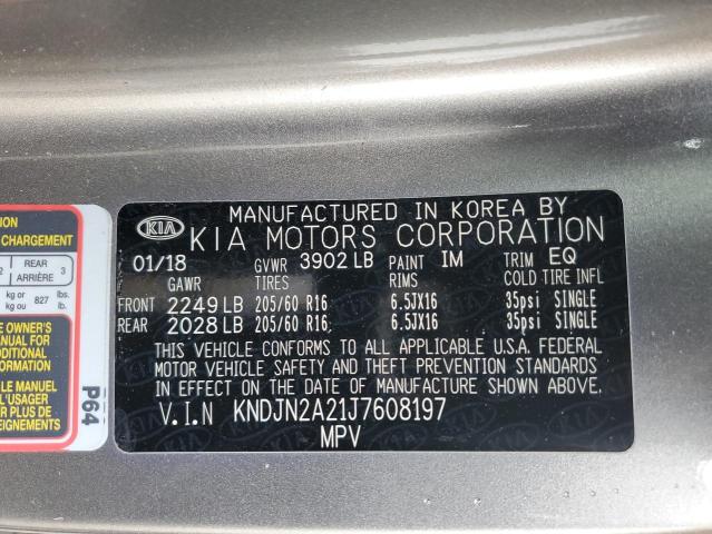 KNDJN2A21J7608197 KIA Soul