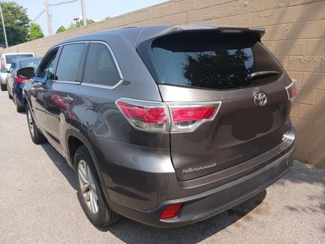 VIN 5TDZARFH9ES005384 2014 Toyota Highlander, LE no.3