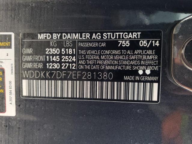 WDDKK7DF7EF281380 Mercedes-Benz E 550