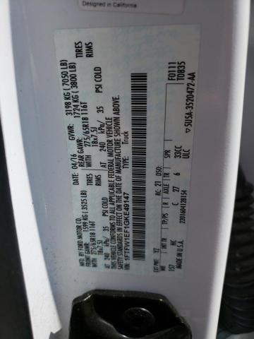 1FTFW1EF1GKE49147 Ford F150 Supercrew