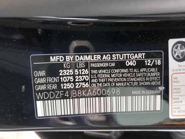 WDDZF4JB8KA600698 Mercedes-Benz E 300
