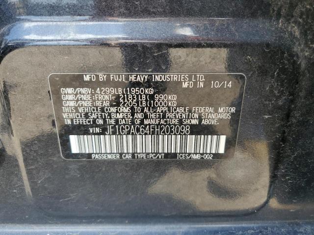 JF1GPAC64FH203098 Subaru Impreza Premium