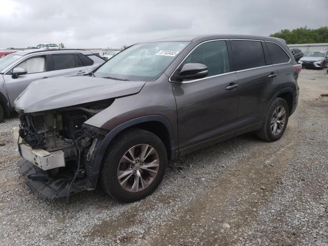 VIN 5TDZKRFH0ES006498 2014 Toyota Highlander, LE no.1