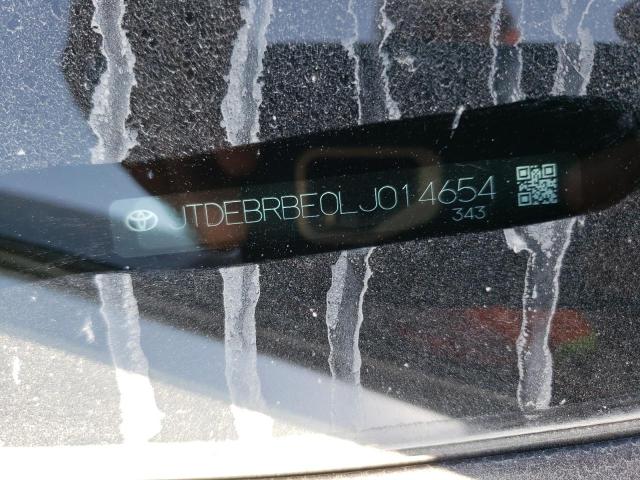 JTDEBRBE0LJ014654 Toyota COROLLA LE