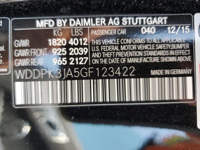2016 MERCEDES-BENZ SLK300 - WDDPK3JA5GF123422
