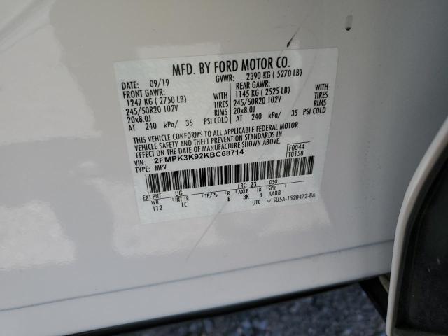 2FMPK3K92KBC68714 Ford Edge Titanium