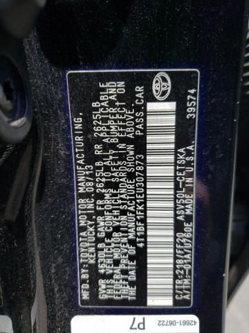 Toyota CAMRY L 2014 4T1BF1FK1EU307873 Image 12