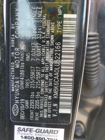 2020 HYUNDAI KONA SEL P - KM8K6CAA0LU522166