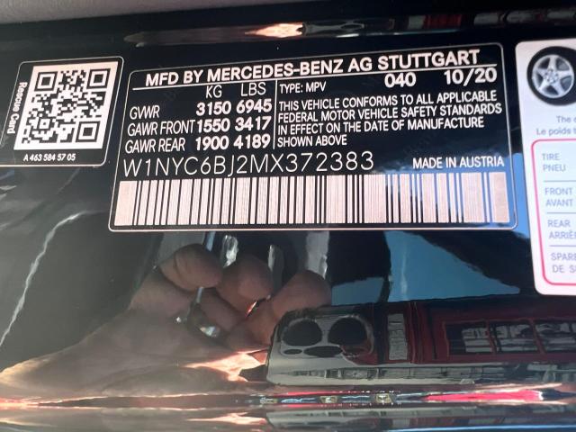 W1NYC6BJ2MX372383 Mercedes-Benz G 550