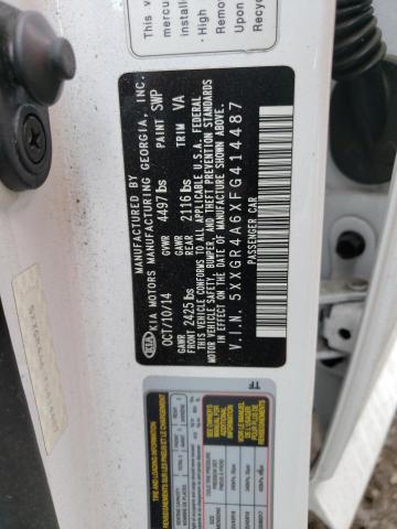 5XXGR4A6XFG414487 KIA OPTIMA SX