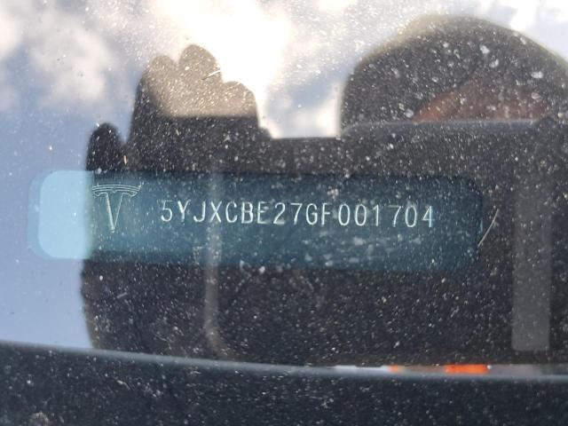 5YJXCBE27GF001704 Tesla MODEL X