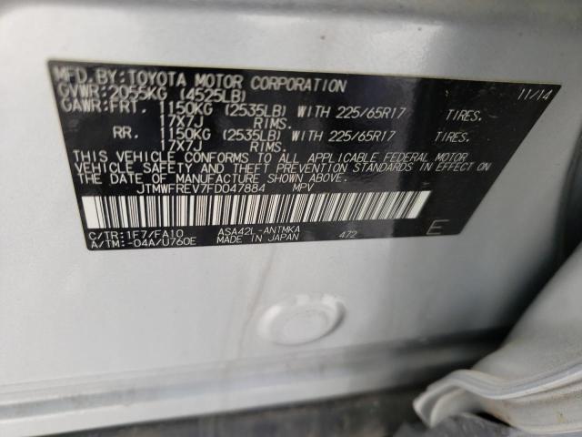 2015 TOYOTA RAV4 XLE - JTMWFREV7FD047884