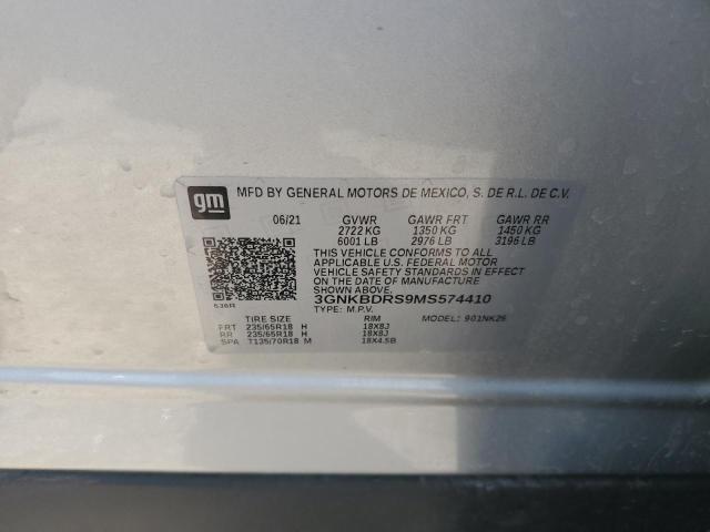 2021 CHEVROLET BLAZER 3LT - 3GNKBDRS9MS574410