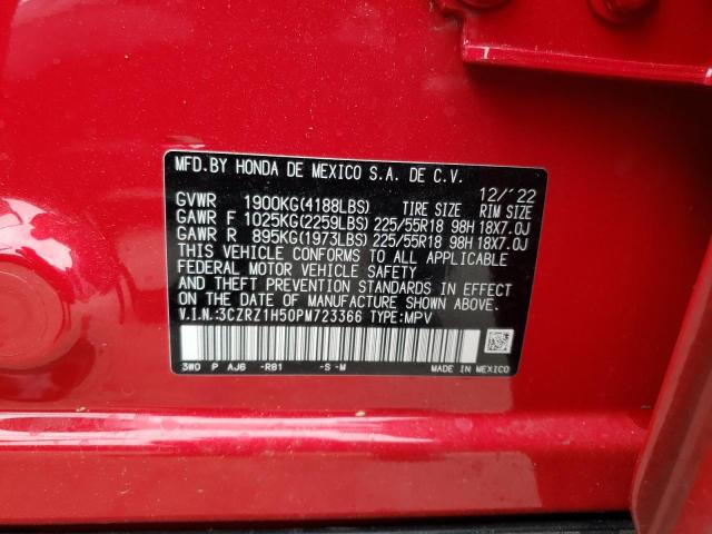 2023 HONDA HR-V 3CZRZ1H50PM723366
