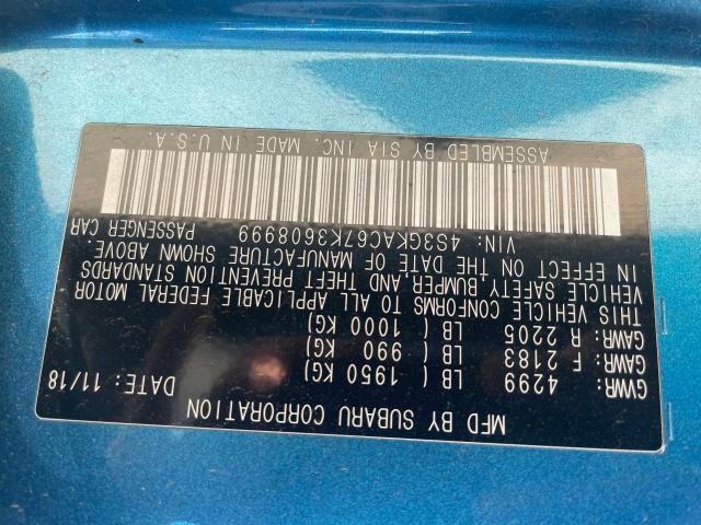 4S3GKAC67K3608999 Subaru Impreza Premium