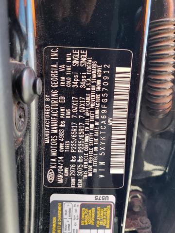 5XYKTCA69FG570912 KIA SORENTO LX