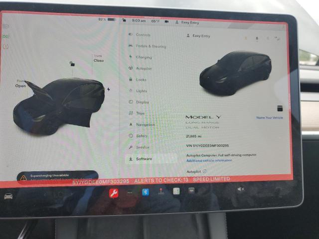 5YJYGDEE0MF303295 Tesla Model Y