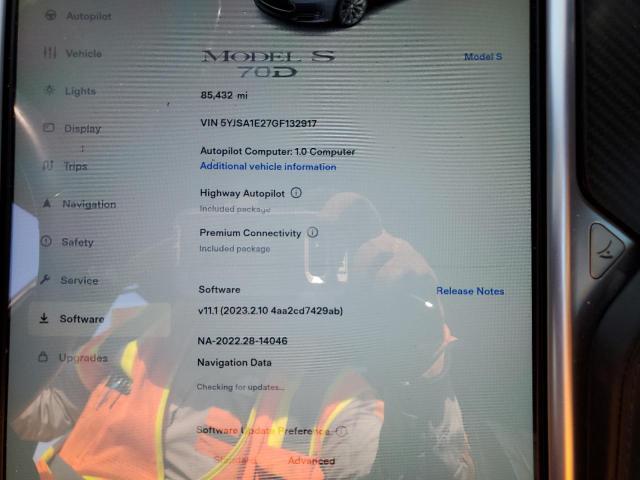 5YJSA1E27GF132917 Tesla MODEL S
