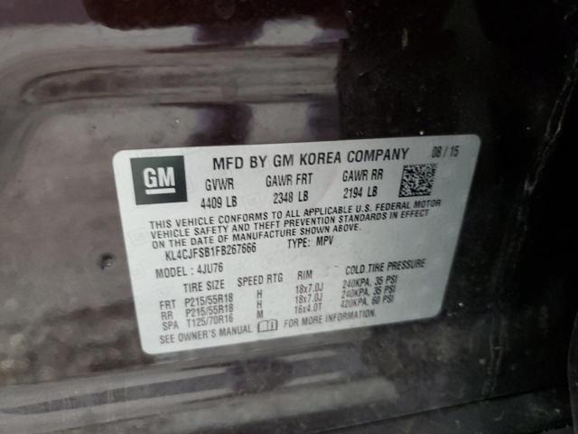 2015 BUICK ENCORE CON - KL4CJFSB1FB267666