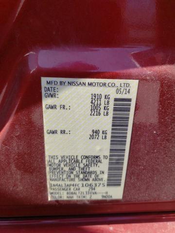 1N4AL3AP4FC106375 Nissan ALTIMA 2.5