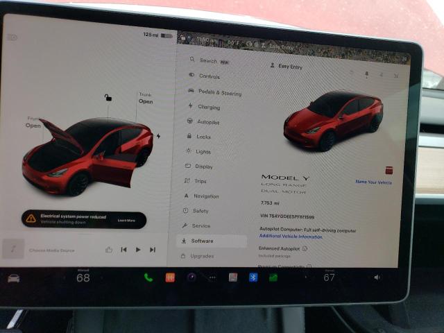 7SAYGDEE5PF611599 Tesla Model Y