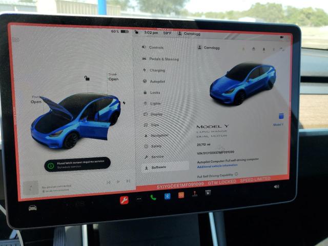 5YJYGDEE1MF091099 Tesla Model Y