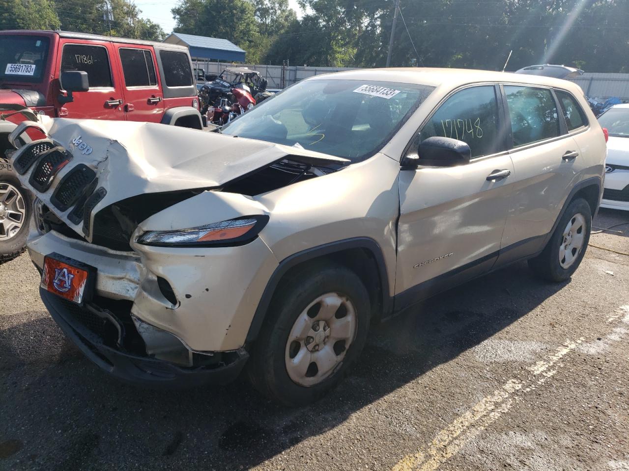 2014 Jeep Cherokee Sport vin: 1C4PJMAB3EW233569