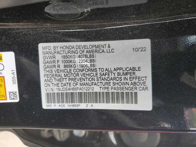 2023 ACURA INTEGRA A- 19UDE4H66PA012212