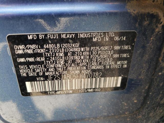 JF2SJABC5FH470782 Subaru Forester 2.5i