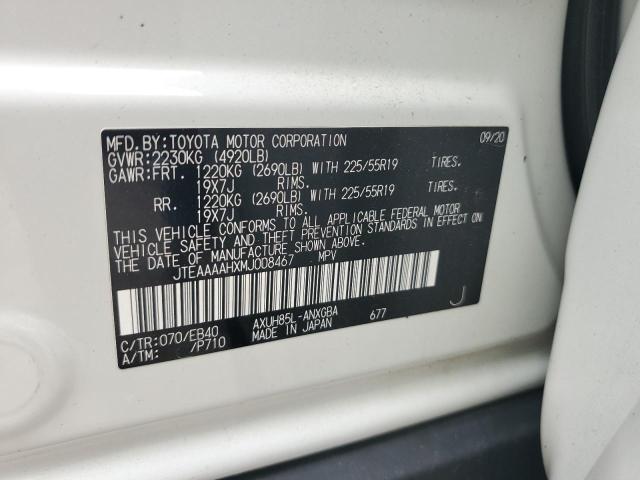 JTEAAAAHXMJ008467 Toyota VENZA LE