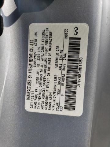 2017 INFINITI Q60 BASE JN1CV7EK0HM111253