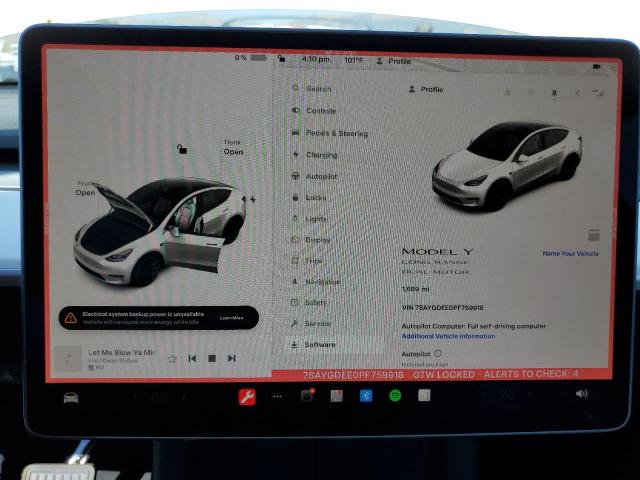7SAYGDEE0PF759918 Tesla Model Y