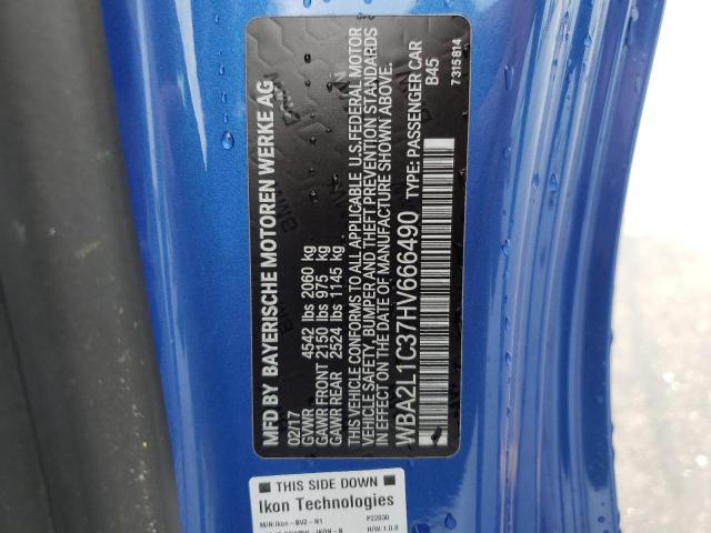 2017 BMW M240I WBA2L1C37HV666490