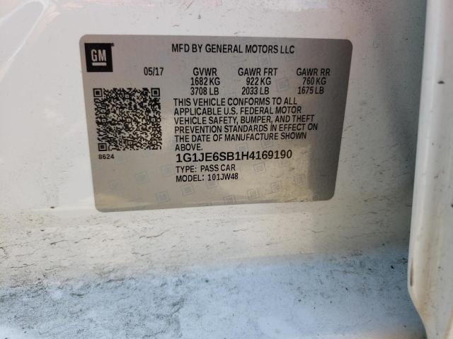 2017 CHEVROLET SONIC PREM - 1G1JE6SB1H4169190