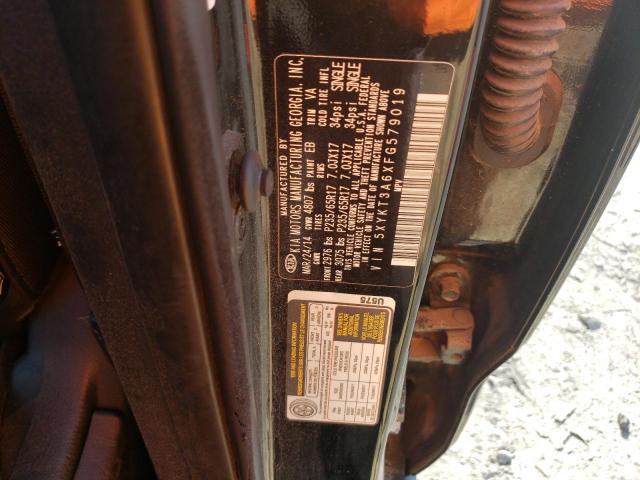 5XYKT3A6XFG579019 KIA SORENTO LX