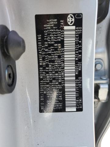 5YFS4MCE1NP105526 Toyota COROLLA SE