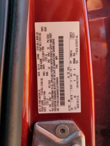 1FMCU9G94EUC59600 Ford ESCAPE SE