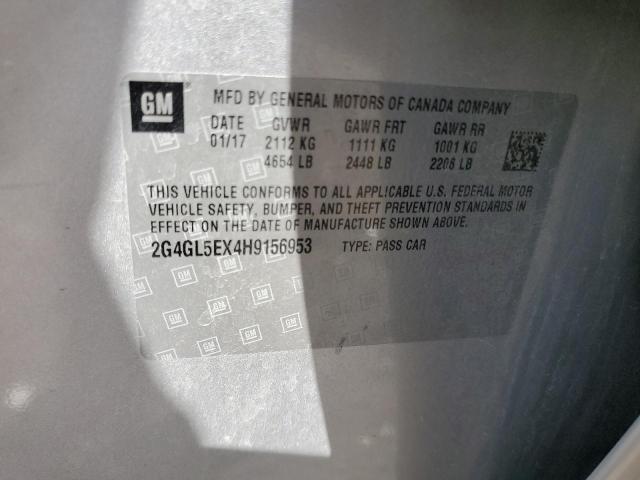 2G4GL5EX4H9156953 Buick Regal Sport Touring