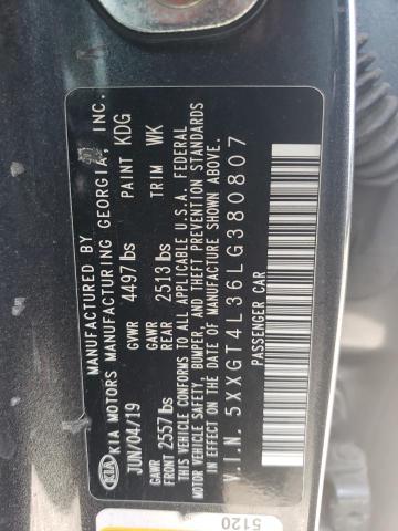 5XXGT4L36LG380807 KIA Optima Lx