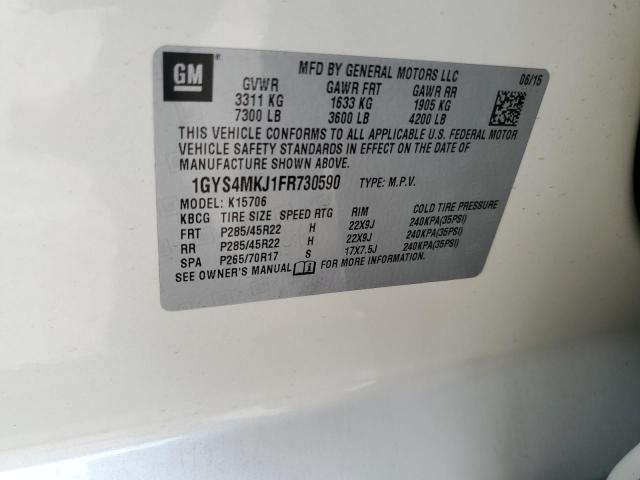 2015 CADILLAC ESCALADE L - 1GYS4MKJ1FR730590