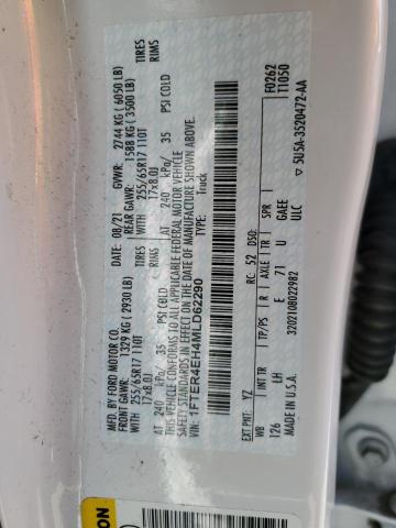1FTER4EH4MLD62290 Ford RANGER XL