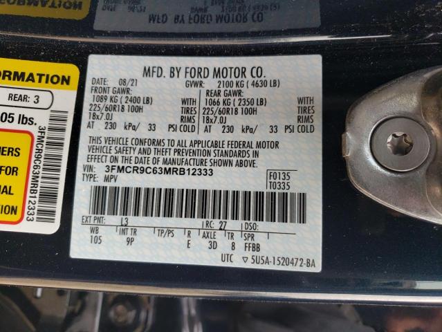 3FMCR9C63MRB12333 Ford Bronco Sport Outer Banks