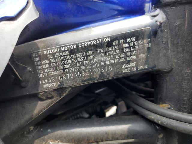 2003 SUZUKI KATANA - JS1GN79A532100375