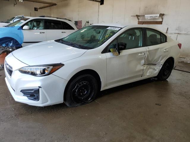 VIN: 4S3GKAA67J3615761 Auction: COPART Lot: 58050613 Location: MI - IONIA 4S3GKAA67J3615761 SUBARU IMPREZA 2018 WHITE Photo 1
