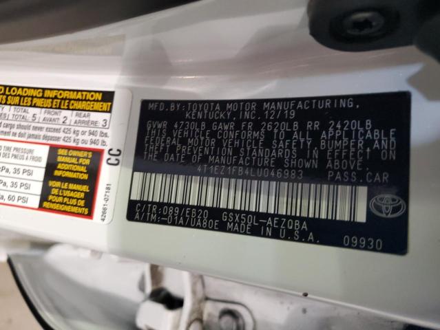 2020 TOYOTA AVALON XSE 4T1EZ1FB4LU046983