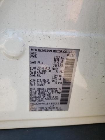2017 NISSAN ROGUE S/SV 5N1AT2MV7HC848525