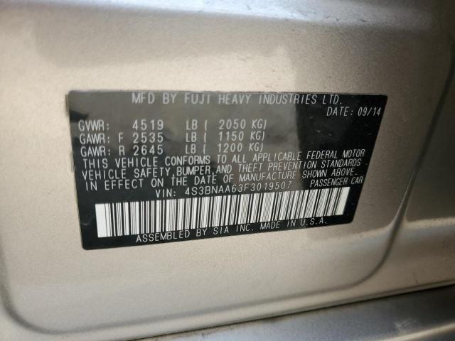 4S3BNAA63F3019507 Subaru Legacy 2.5i